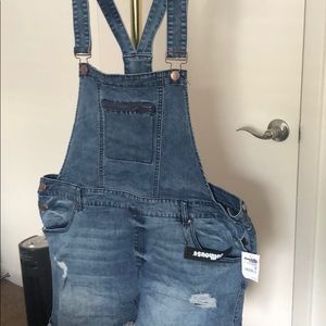 Overall shorts from Charlotte Russe